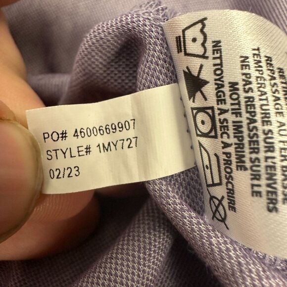 Travis Mathew Mens Polo Shirt Size XL Gray Cotton/Polyester Blend - Picture 9 of 9